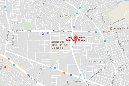 Địa chỉ cơ sở 1 của trung tâm tin học VT